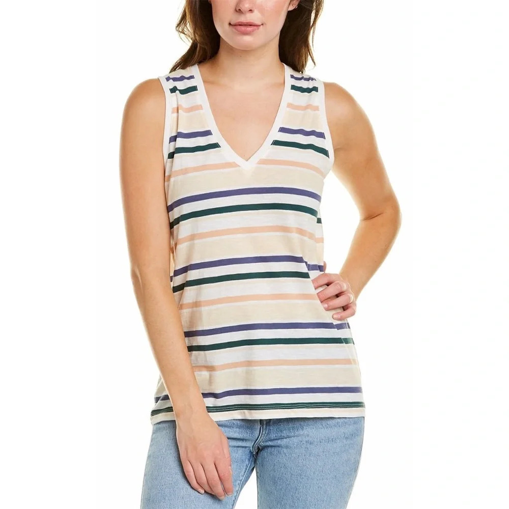 Madewell Multicolor V-neck Tank